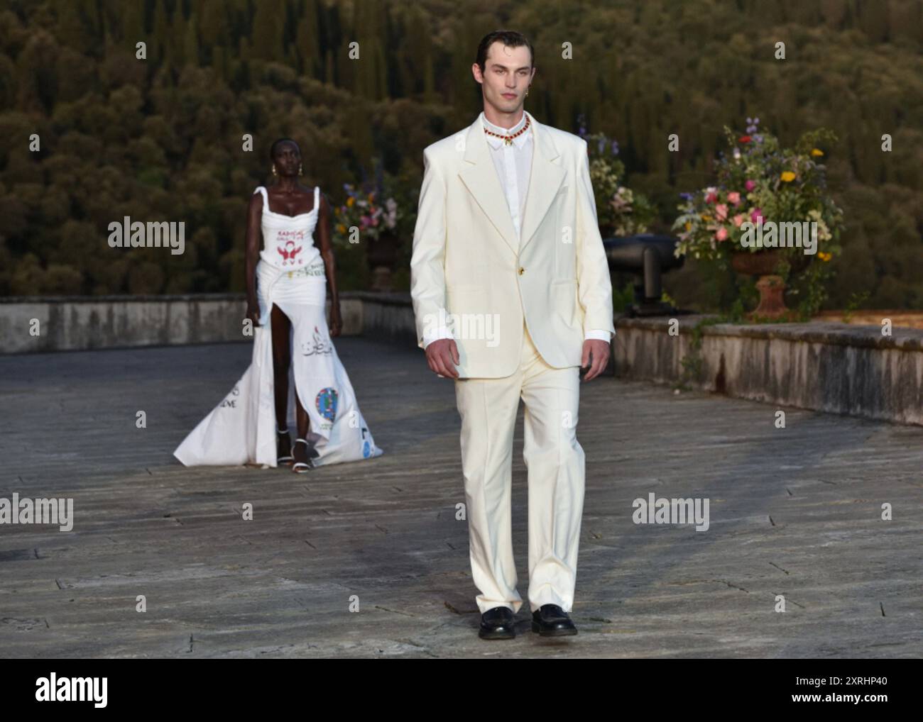 SFILATA MARINE SERRE A VILLA DI MAIANO FIRENZE PITTIUOMO #106 GIUGNO 2024 Foto Stock