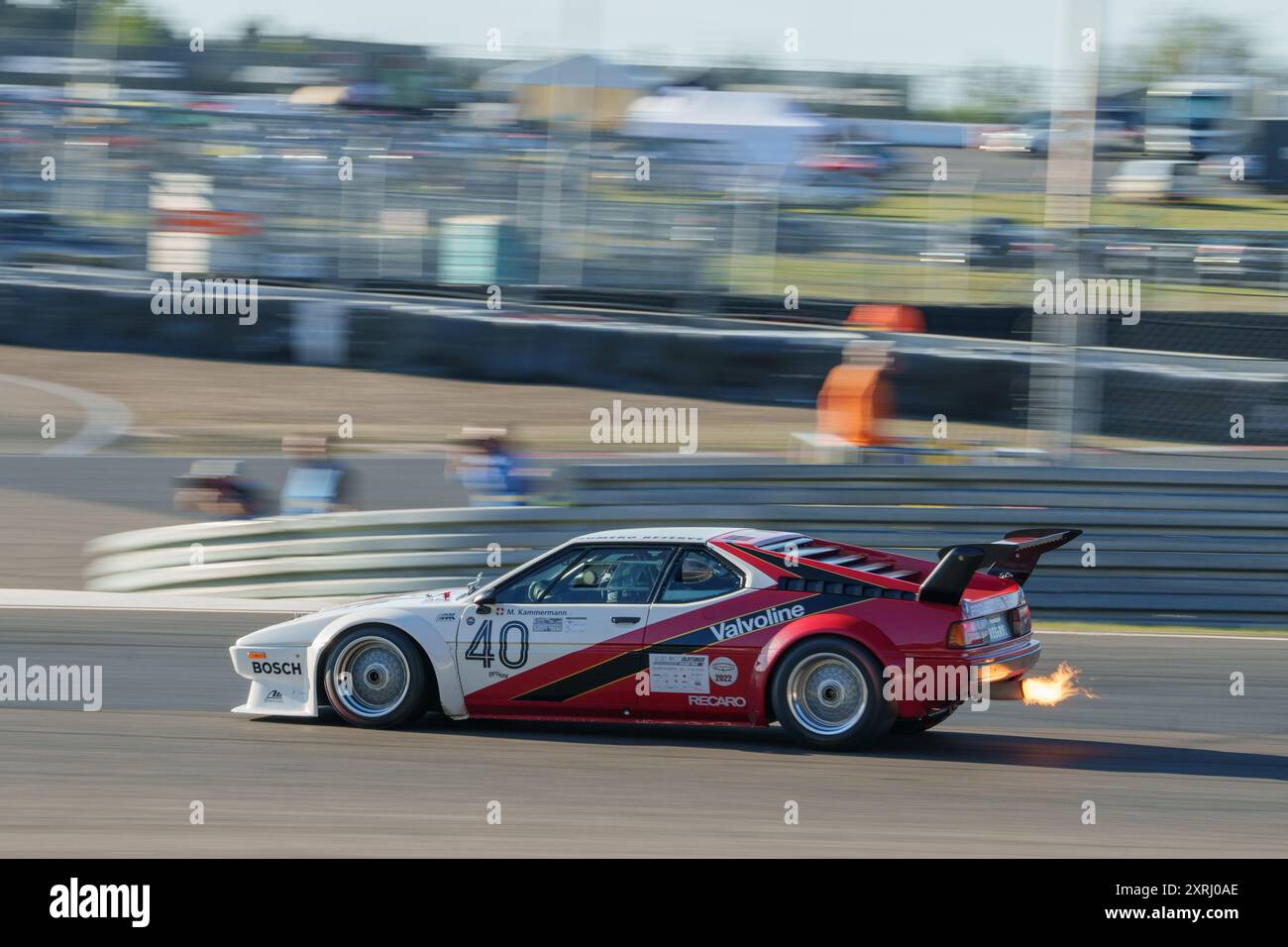 Nurburgring, Germania. 11 agosto 2024. 08/10/2024 Belmot Oldtimer Grand Prix 2024, Nürburgring, Germania, immagine: #40 Michael Kammermann nella BMW M1 Procar di MK Motorsport credito: Robin Huth/Alamy Live News Foto Stock