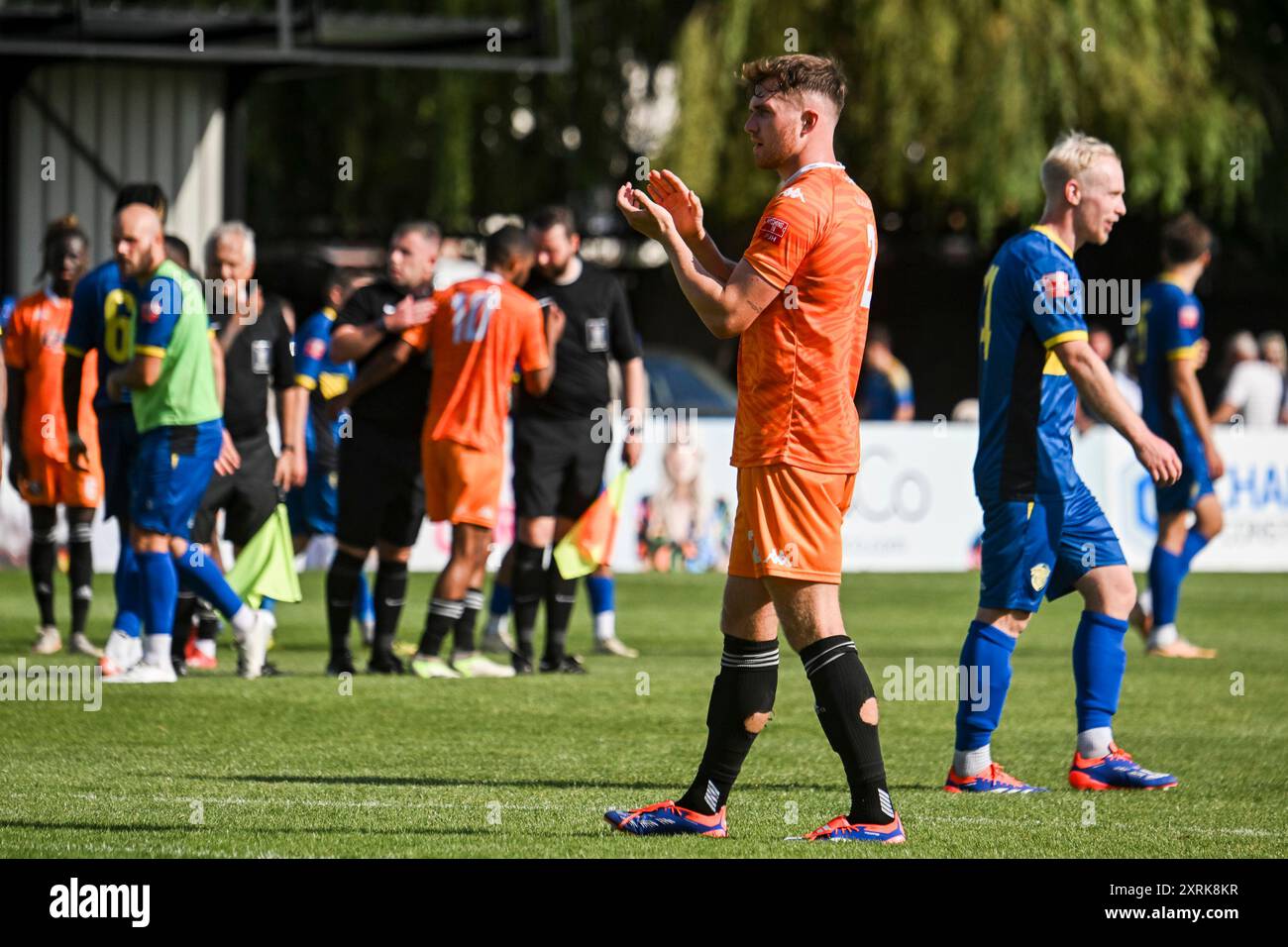 10/08/2024 Spalding United / Bedford Town. Southern League Premier Division Central. Foto Stock