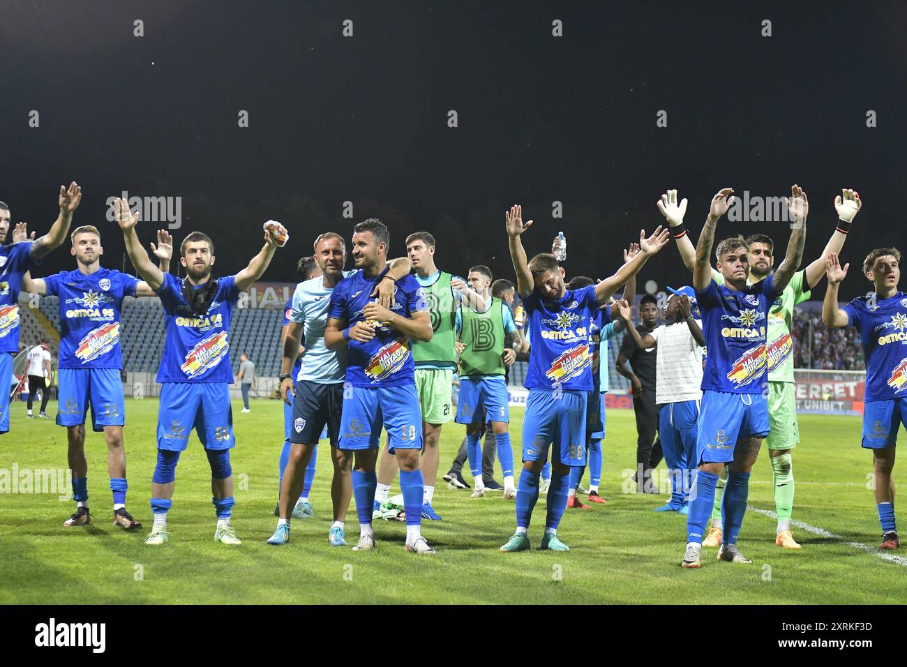 MATCH GLORIA BUZAU - FC RAPID 1923 BUCURESTI, SUPERLIGA SUPERBET (10.08.2024), CRISTI STAVRI Foto Stock