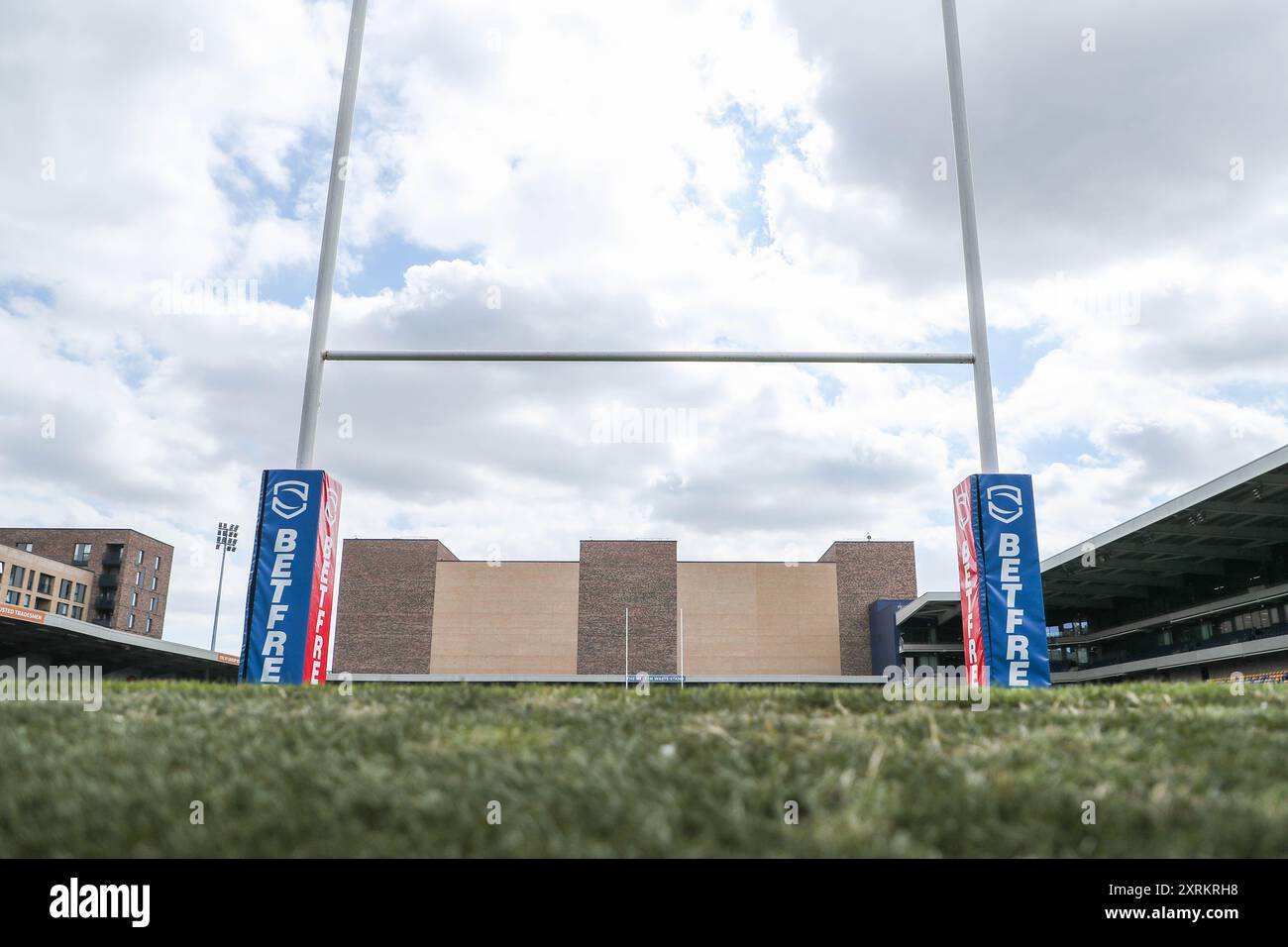 Una visione generale del Cherry Red Records Stadium prima della partita del Betfred Super League Round 21 Londra Broncos vs Warrington Wolves a Plough Lane, Wimbledon, Regno Unito, 11 agosto 2024 (foto di Izzy Poles/News Images) a Wimbledon, Regno Unito l'11/8/2024. (Foto di Izzy Poles/News Images/Sipa USA) Foto Stock