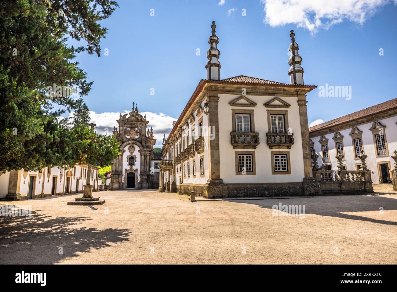 Famosa tenuta di vigneti di Mateus a Vila Real, Portogallo Foto Stock