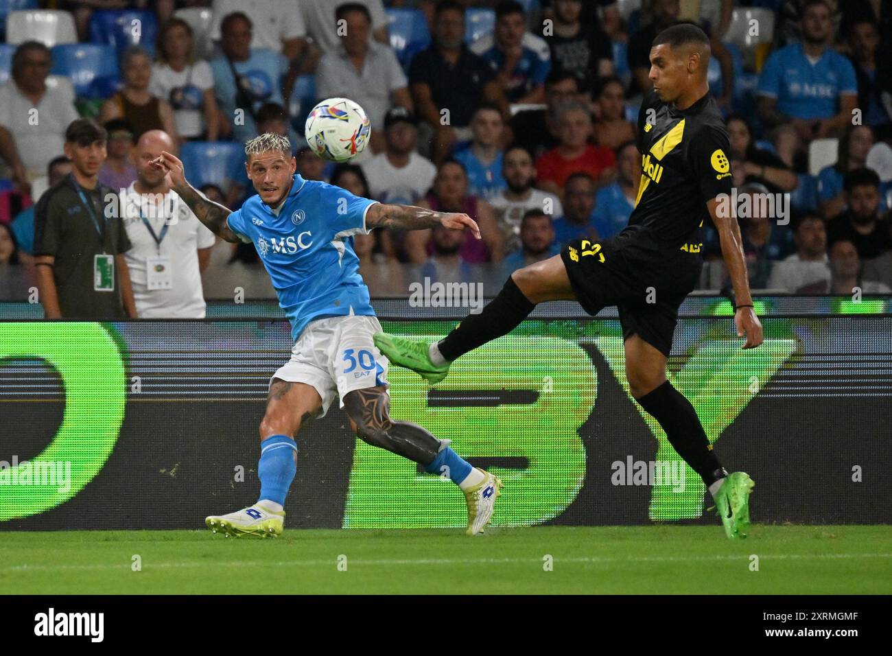 Napoli, Italia. 29 marzo 2024. Italia, 29 marzo 2024: Pasquale Mazzocchi durante la Coppa Italia 2024-2025 partita di calcio tra Napoli e Modena allo stadio di Maradona, Italia (felice De Martino/SPP) credito: SPP Sport Press Photo. /Alamy Live News Foto Stock