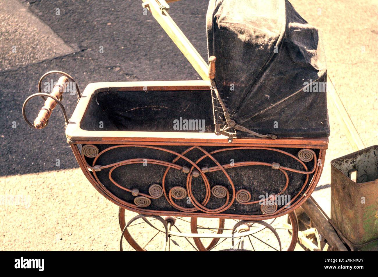 passeggino d'epoca Foto Stock