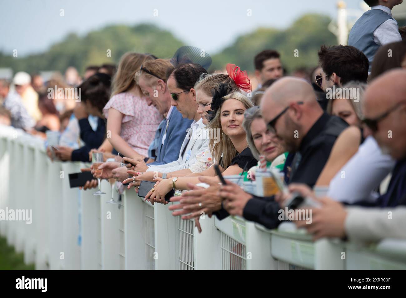 Ascot Regno Unito. 10 agosto 2024. I partecipanti alla Dubai Duty Free Shergar Cup all'ippodromo di Ascot nel Berkshire. Crediti: Maureen McLean/Alamy Foto Stock