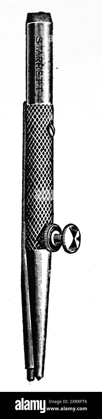 Un punzone distanziato. Questa fotografia proviene da un'ampia selezione di illustrazioni ingegneristiche e foto, principalmente non attribuite, che sono state originariamente pubblicate nel 1936. Le dimensioni e la qualità degli originali variano notevolmente. Foto Stock