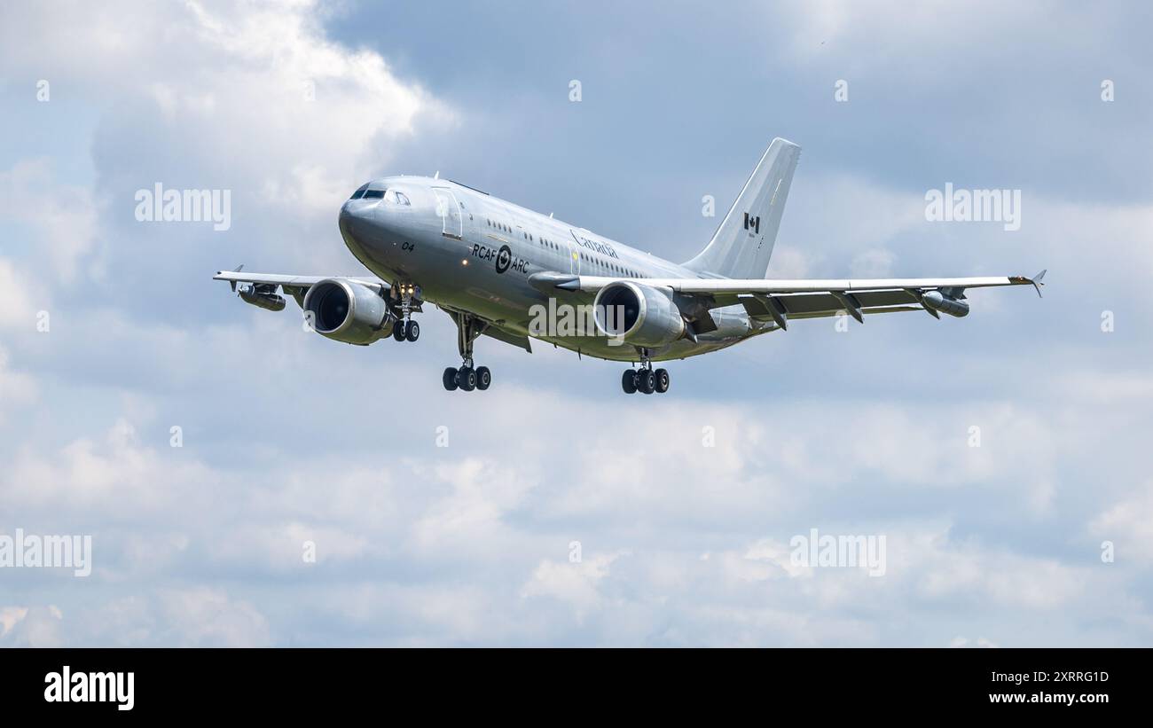 Royal Canadian Air Force - Airbus CC-150 Polaris, arrivando alla RAF Fairford per prendere parte alla mostra statica al Royal International Air Tattoo. Foto Stock