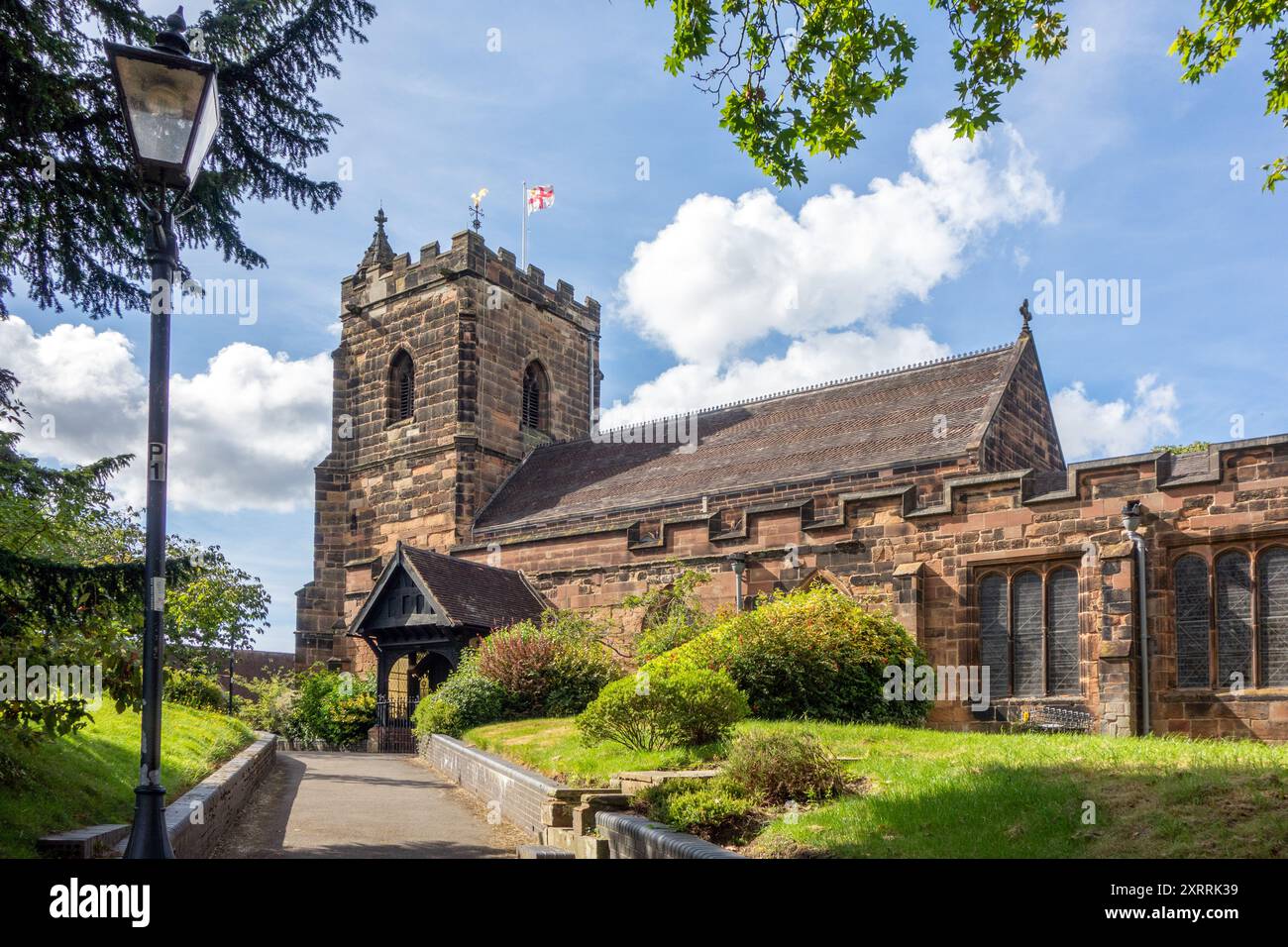 La chiesa parrocchiale di Holy Trinity nella città di Sutton Coldfield, Inghilterra, Regno Unito Foto Stock