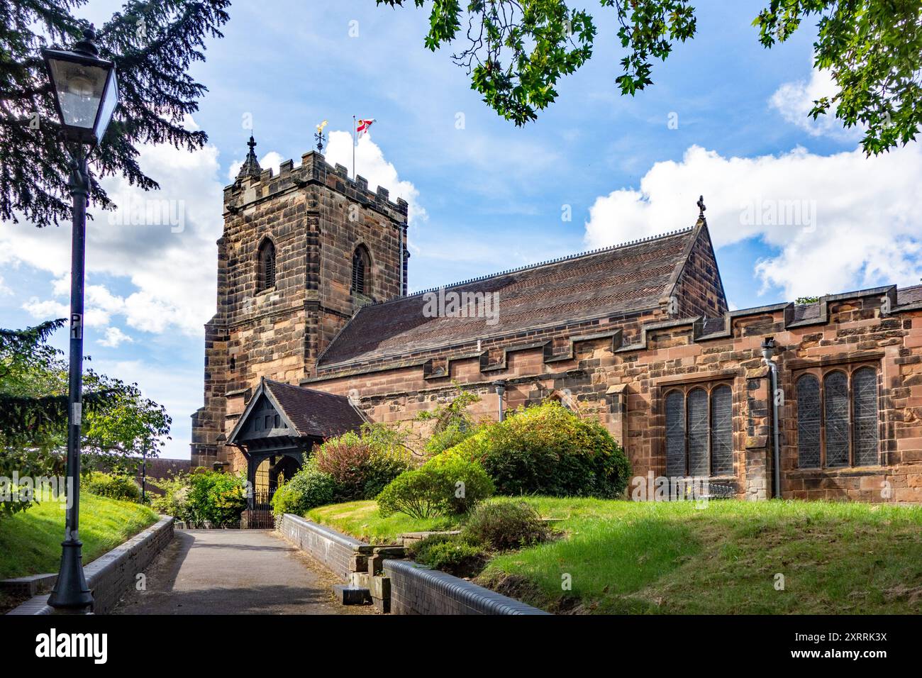 La chiesa parrocchiale di Holy Trinity nella città di Sutton Coldfield, Inghilterra, Regno Unito Foto Stock