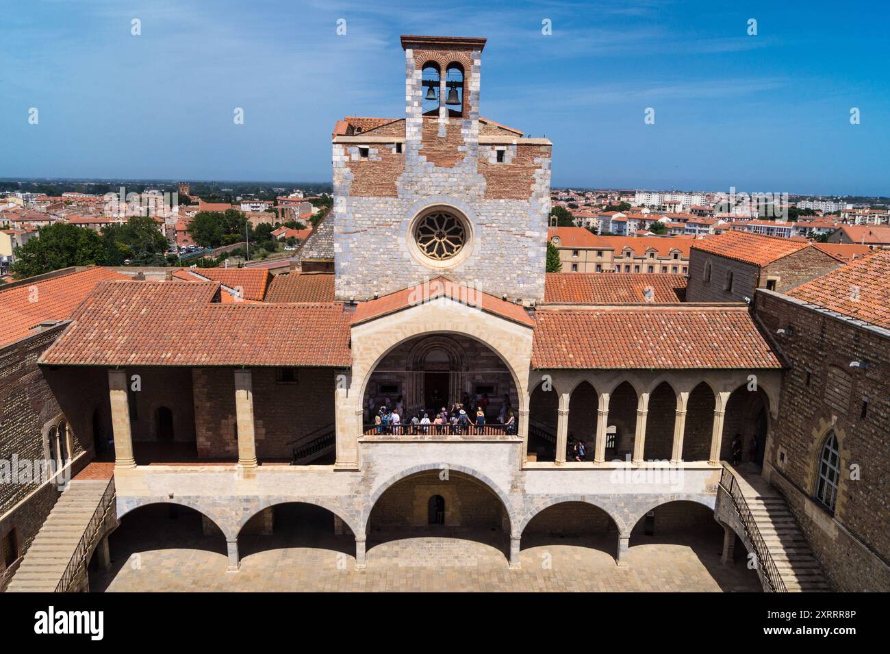 Palazzo dei Re di Maiorca, Perpignano, Pirenei orientali, Occitania, Francia Foto Stock