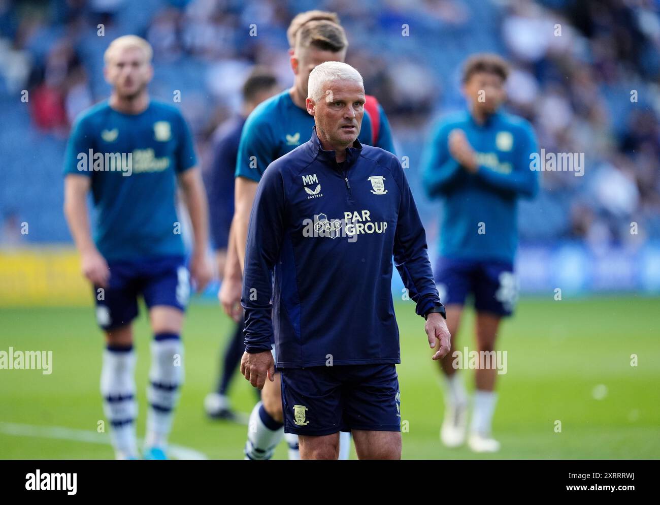 Foto inedita datata 09/08/24 del responsabile del custode di Preston North End Mike Marsh. Ryan Lowe ha lasciato il suo ruolo di allenatore del Preston per un solo match nella stagione 2024-25. Mike Marsh, Peter Murphy e Ched Evans sono pronti ad assumere temporaneamente il comando della squadra per le partite di questa settimana con Sunderland e Swansea. Data di pubblicazione: Lunedì 12 agosto 2024. Foto Stock