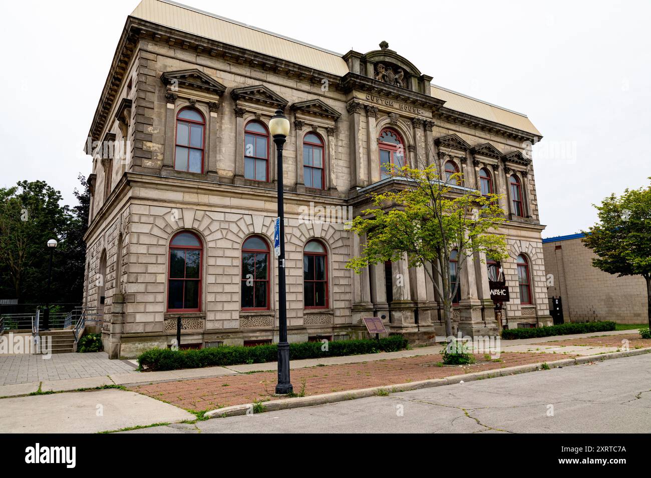 Customs House costruita nel 1858 al 1860 di Hamilton, Ontario, Canada Foto Stock