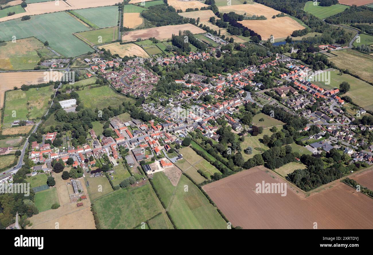 Vista aerea del villaggio South Cave nell'East Yorkshire, Regno Unito Foto Stock