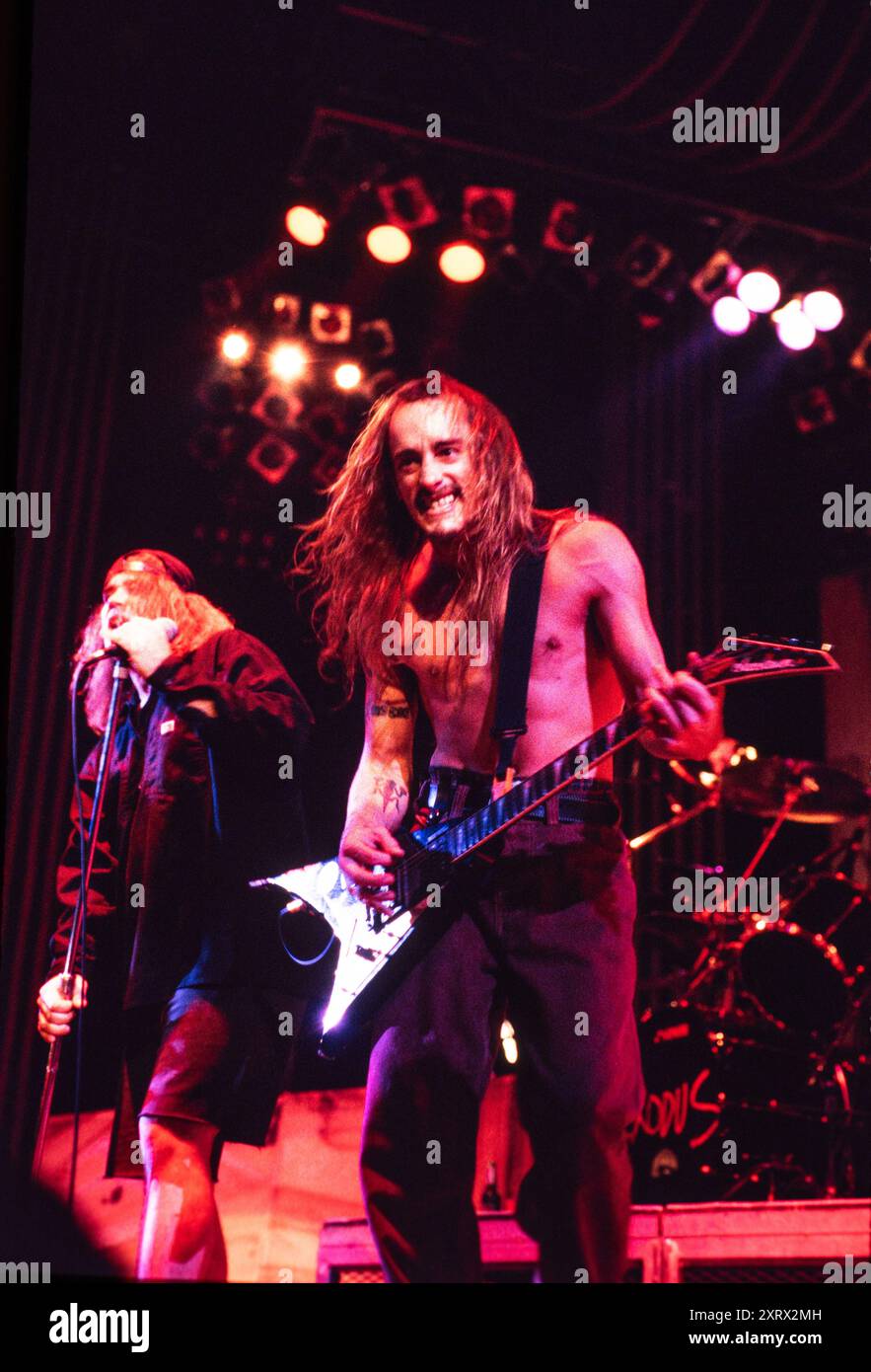 Gary Holt di Exodus circa 1990's Credit: Ross Pelton/MediaPunch Foto Stock