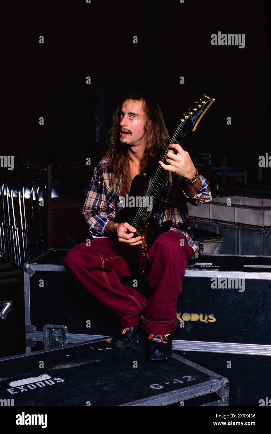 Gary Holt di Exodus circa 1990's Credit: Ross Pelton/MediaPunch Foto Stock