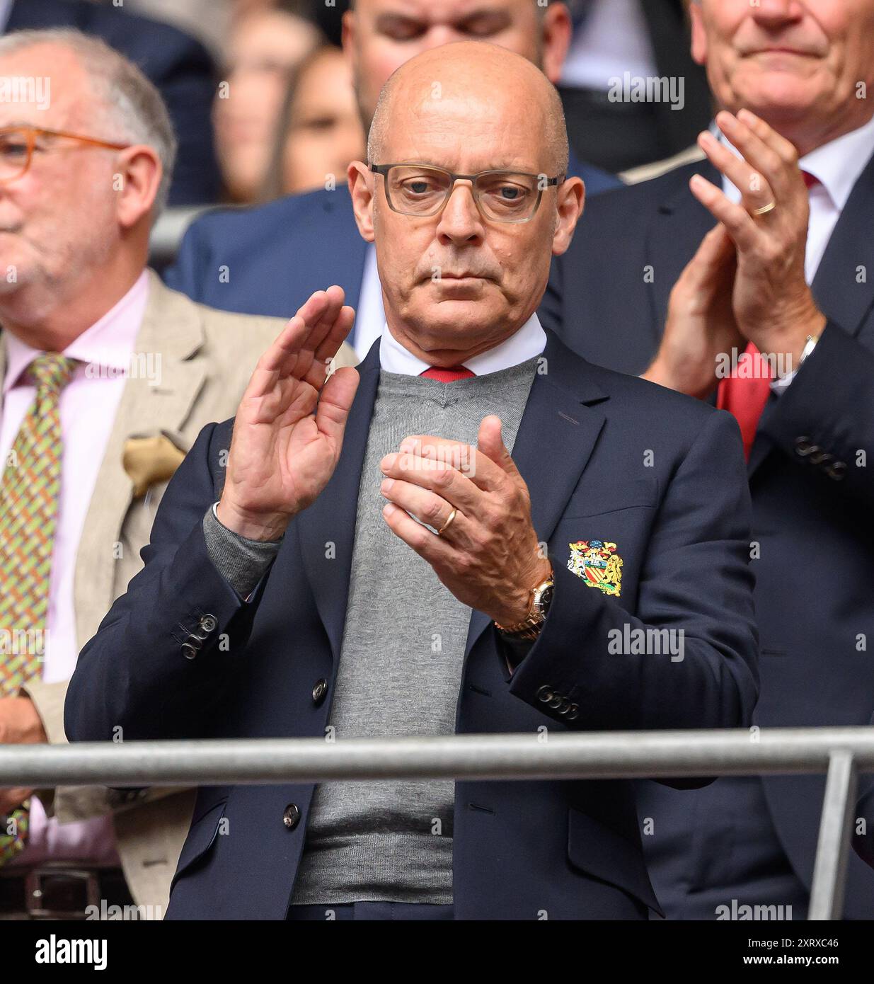 Londra, Regno Unito. 10 agosto 2024 - Manchester City contro Manchester United - Community Shield - Wembley Stadium. David Brailsford del Manchester United. Crediti immagine: Mark Pain / Alamy Live News Foto Stock