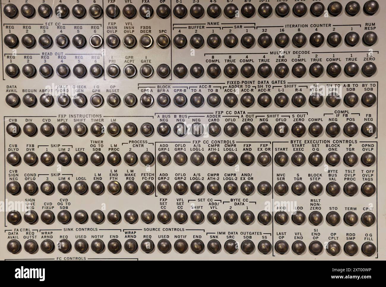 New York, Stati Uniti. 12 luglio 2024. Un IBM System 360 Model 91 è in mostra come parte di Gen One: Innovations from the Paul G. Allen Collection presso Christie's di New York City in un'anteprima stampa che include i principali punti salienti di: Pushing Boundaries: ingegno della collezione Paul G. Allen e Over the Horizon: Art of the Future al Christie's di New York City venerdì 12 luglio 2024. Foto di John Angelillo/UPI credito: UPI/Alamy Live News Foto Stock