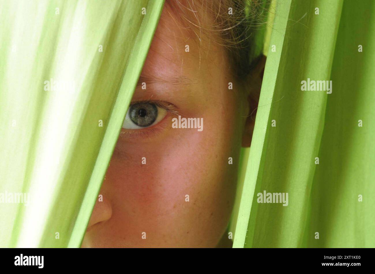 l'occhio umano, l'organo sense per l'occhio di percezione visiva, l'organo per la percezione visiva Foto Stock