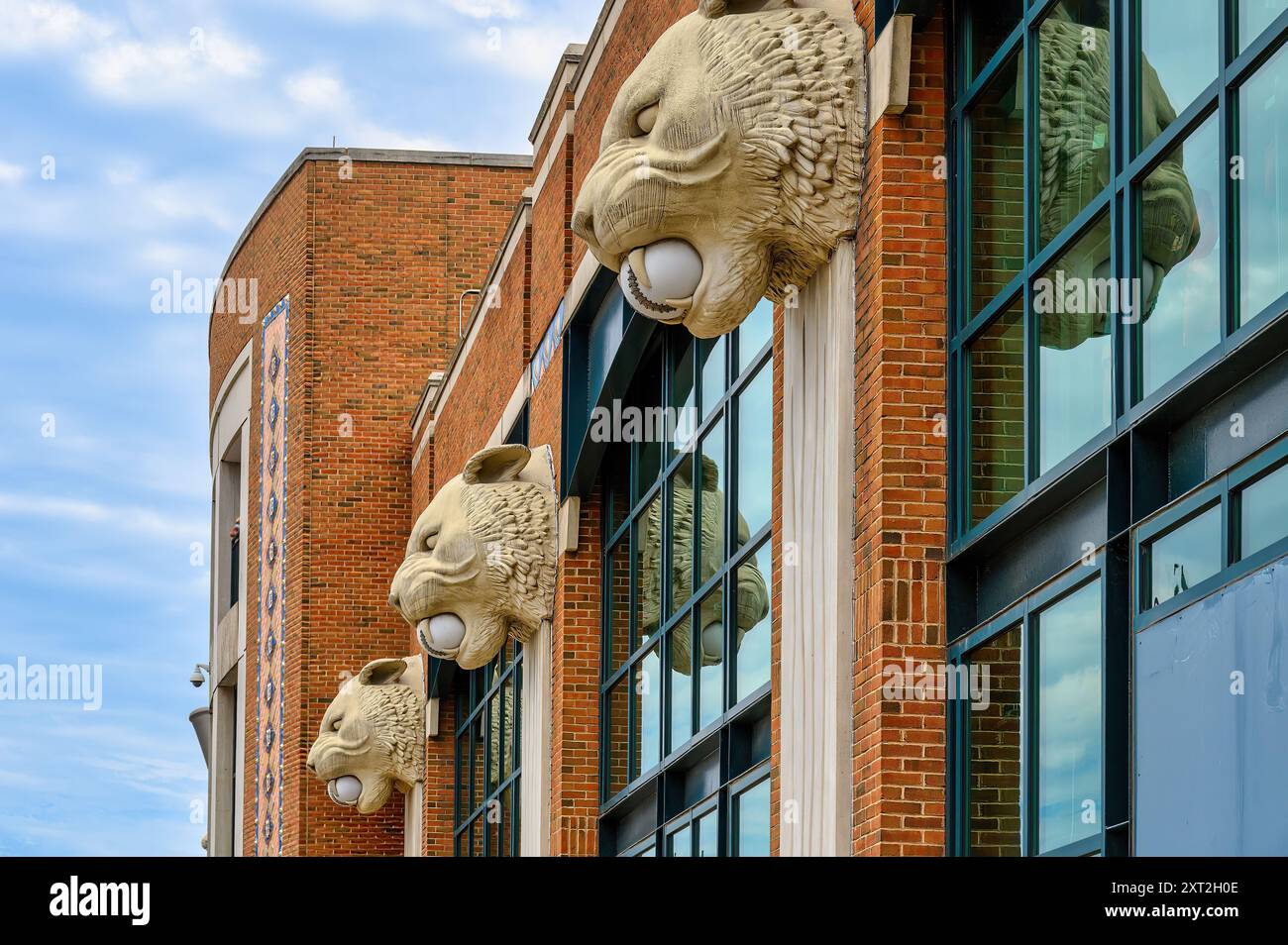 Architecture Comerica Park, Detroit, Stati Uniti Foto Stock