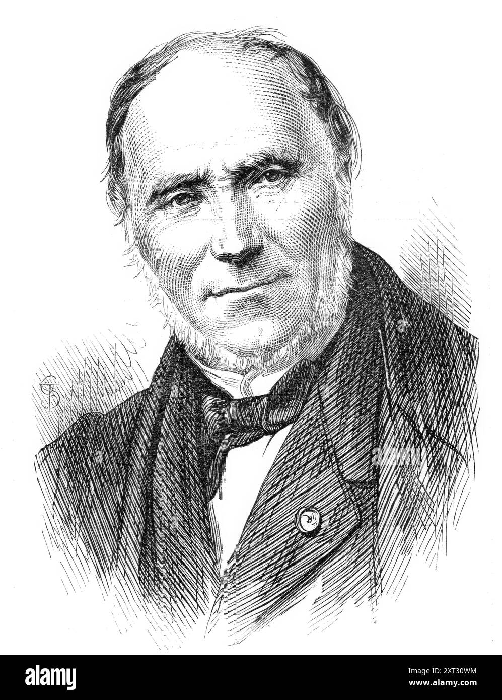 Il nuovo ministero francese: M. Louvet (commercio e Agricoltura), 1870. Da "Illustrated London News", 1870. Foto Stock