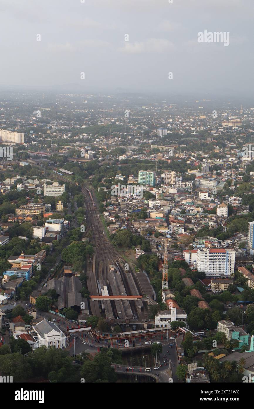 Vista dalla Lotus Tower Foto Stock