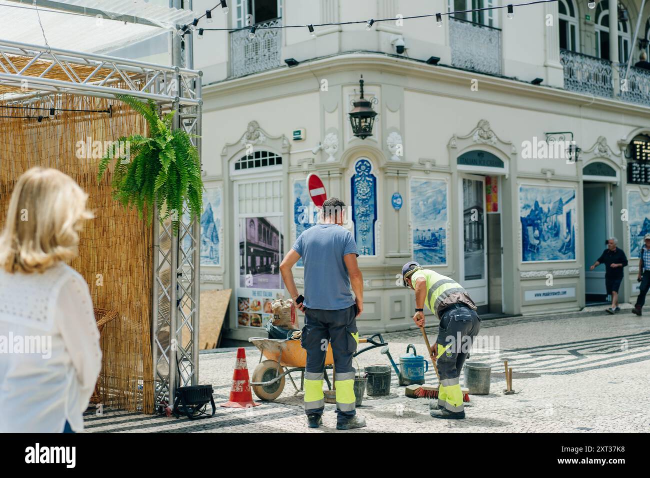 Il centro storico di Funchal. Madeira, Portogallo - 2 maggio 2024. Foto di alta qualità Foto Stock