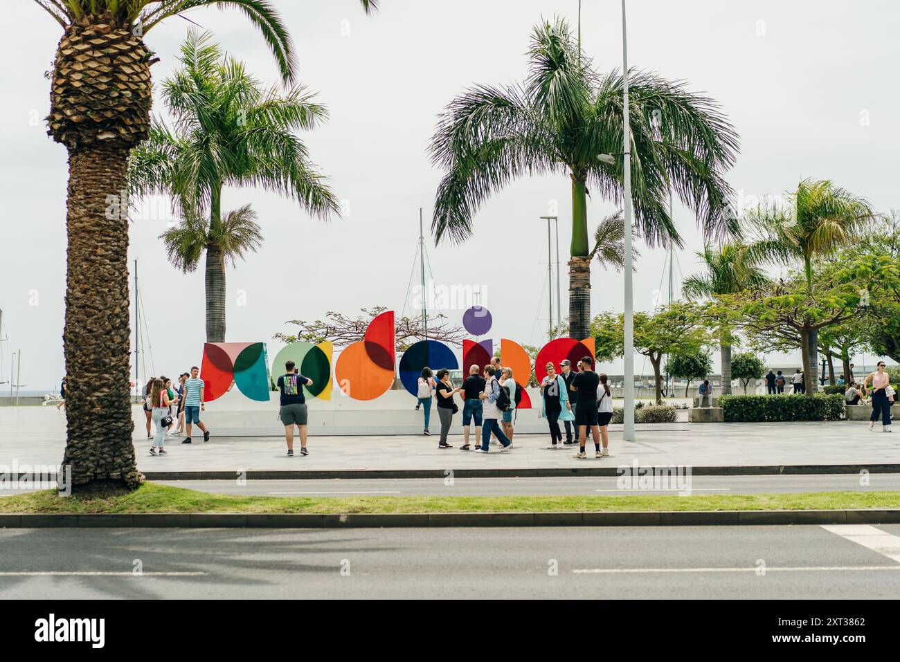 Il centro storico di Funchal. Madeira, Portogallo - 2 maggio 2024. Foto di alta qualità Foto Stock