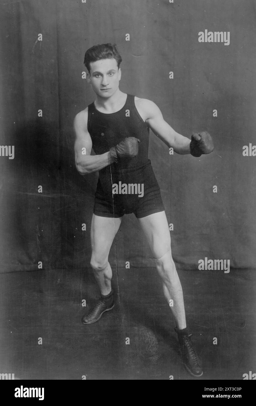 Charley White, tra c1910 e c1915. Mostra il pugile di Chicago Charley White (1891-1959), nato Charles Anchowitz a Liverpool, Inghilterra. Foto Stock