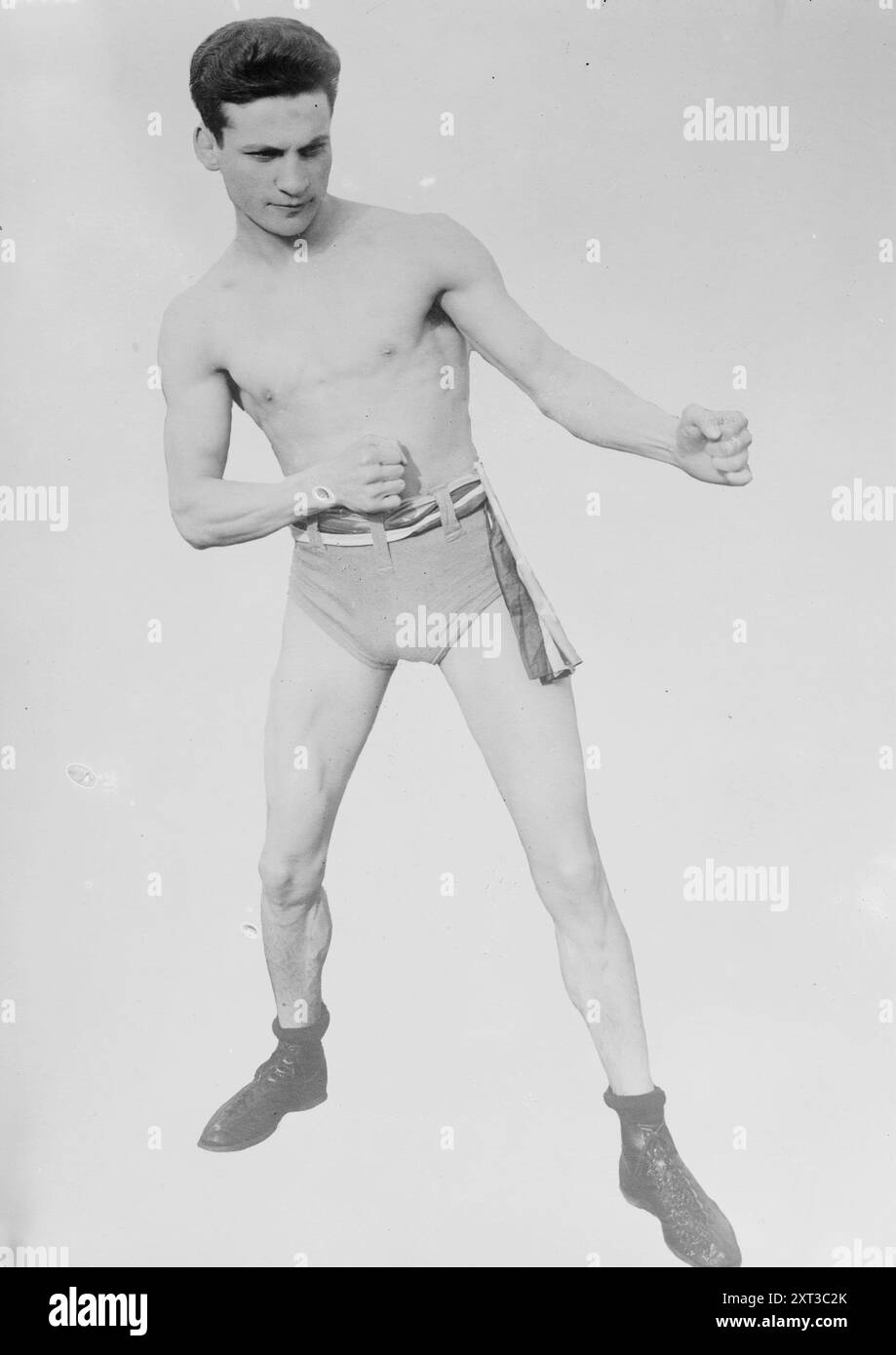 Charley White, tra c1910 e c1915. Mostra il pugile di Chicago Charley White (1891-1959), nato Charles Anchowitz a Liverpool, Inghilterra. Foto Stock