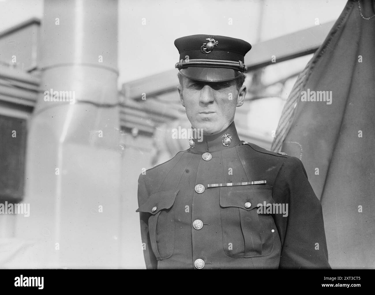 Major S.D. Butler in uniforme, 1912. Foto Stock