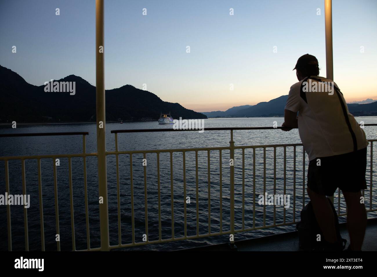 Itsukushima (alias Miyajima), Hatsukaichi, Hiroshima, Giappone. Foto Stock