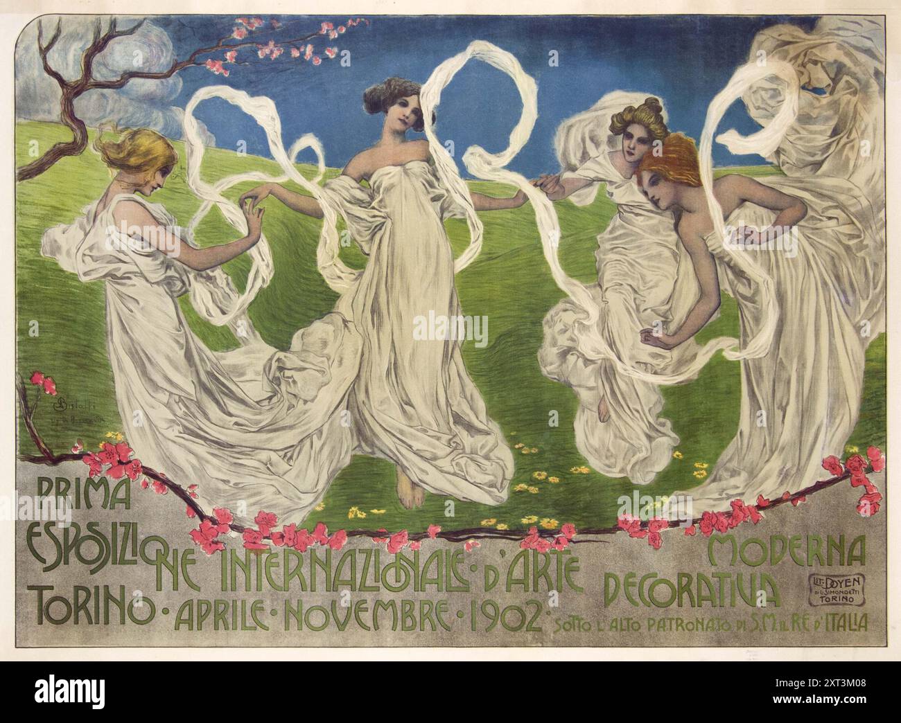 Prima esposizione Internazionale d'Arte decorativa moderna, 1902. Disponibile nella raccolta della raccolta privata. Foto Stock