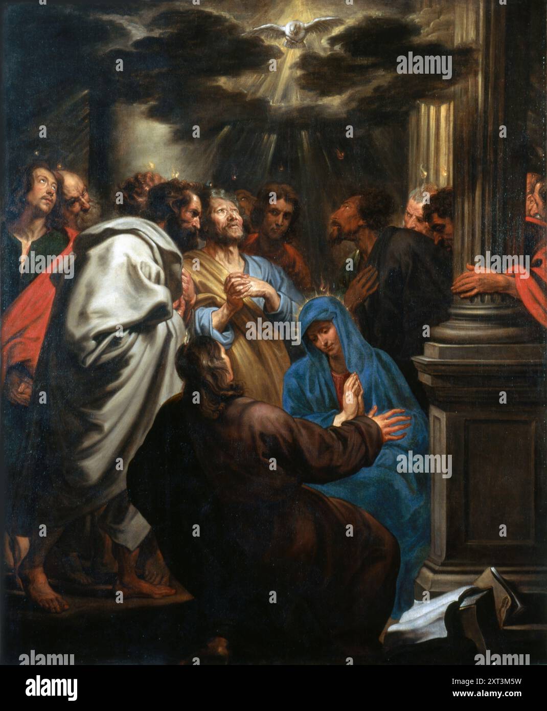 La discesa dello Spirito Santo, 1618-1620. Trovato nella Collezione dei Sanssouci, Potsdam. Foto Stock