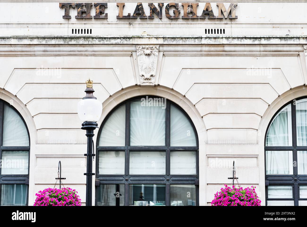 L'hotel a cinque stelle The Langham, Londra, Inghilterra. Foto Stock