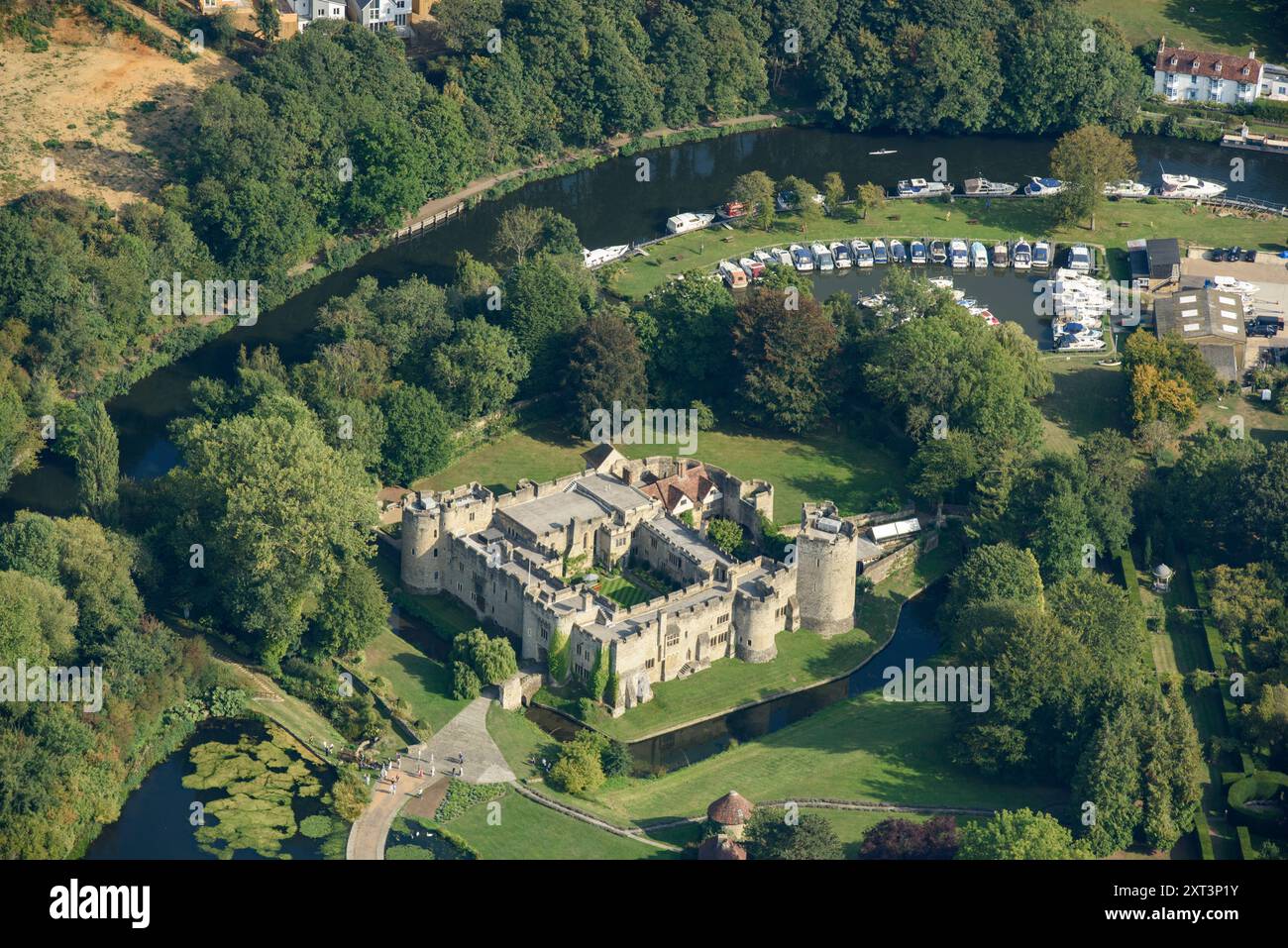 Castello di Allington, Maidstone, Kent, 2020. Foto Stock