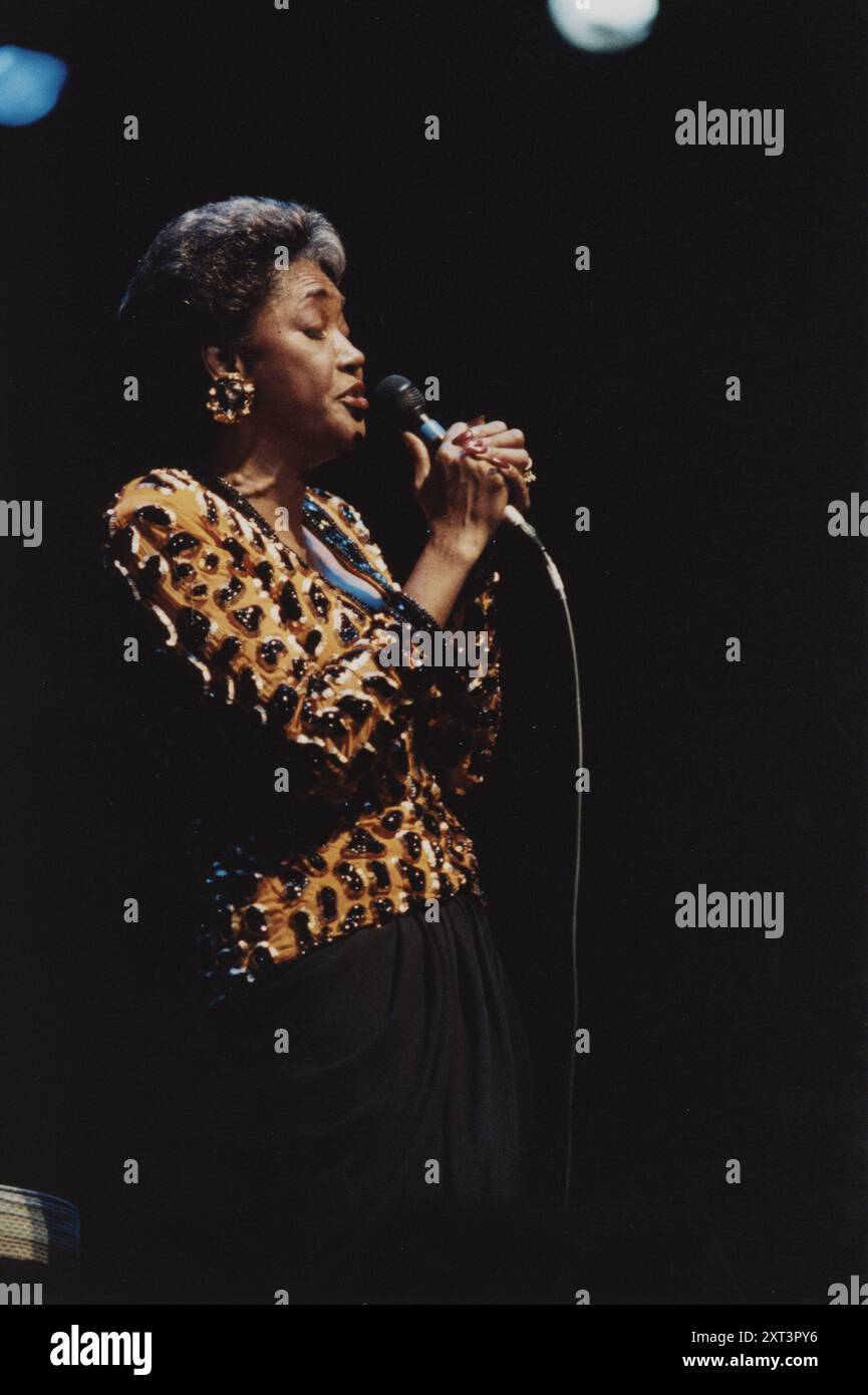 Nancy Wilson, Londra, 1990. Foto Stock