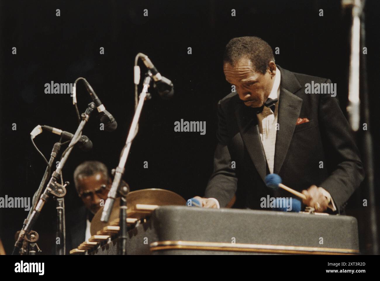 Elvin Jones, Londra, 1990. Foto Stock