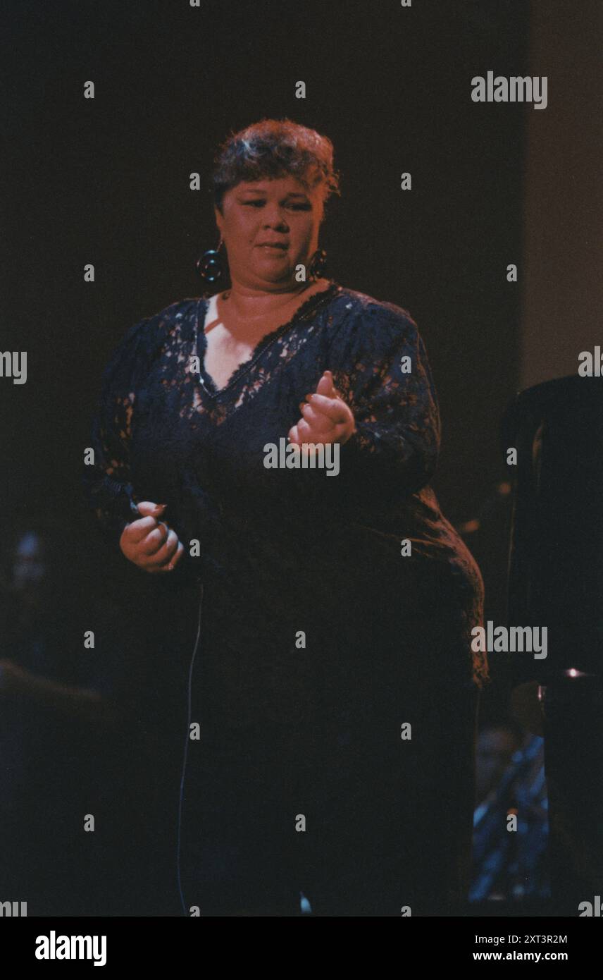 Etta James, North Sea Jazz Festival, Paesi Bassi, 1991. Foto Stock