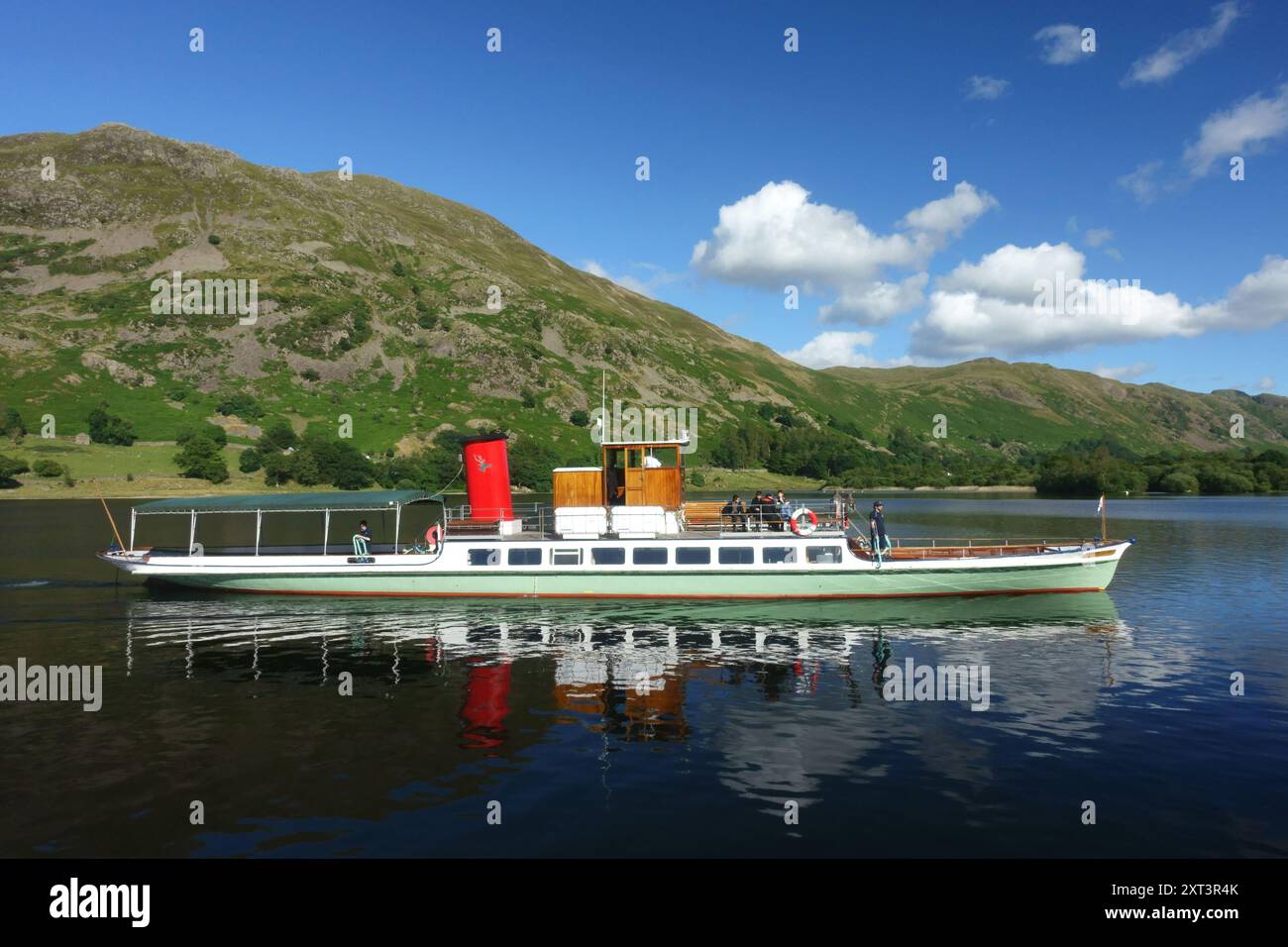 La nave passeggeri "Lady of the Lake" a Ullswater Foto Stock