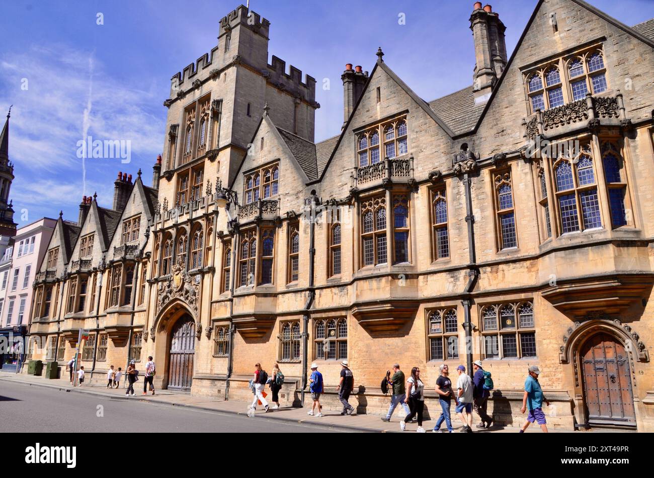 brasenose college oxford university high street oxford inghilterra regno unito Foto Stock