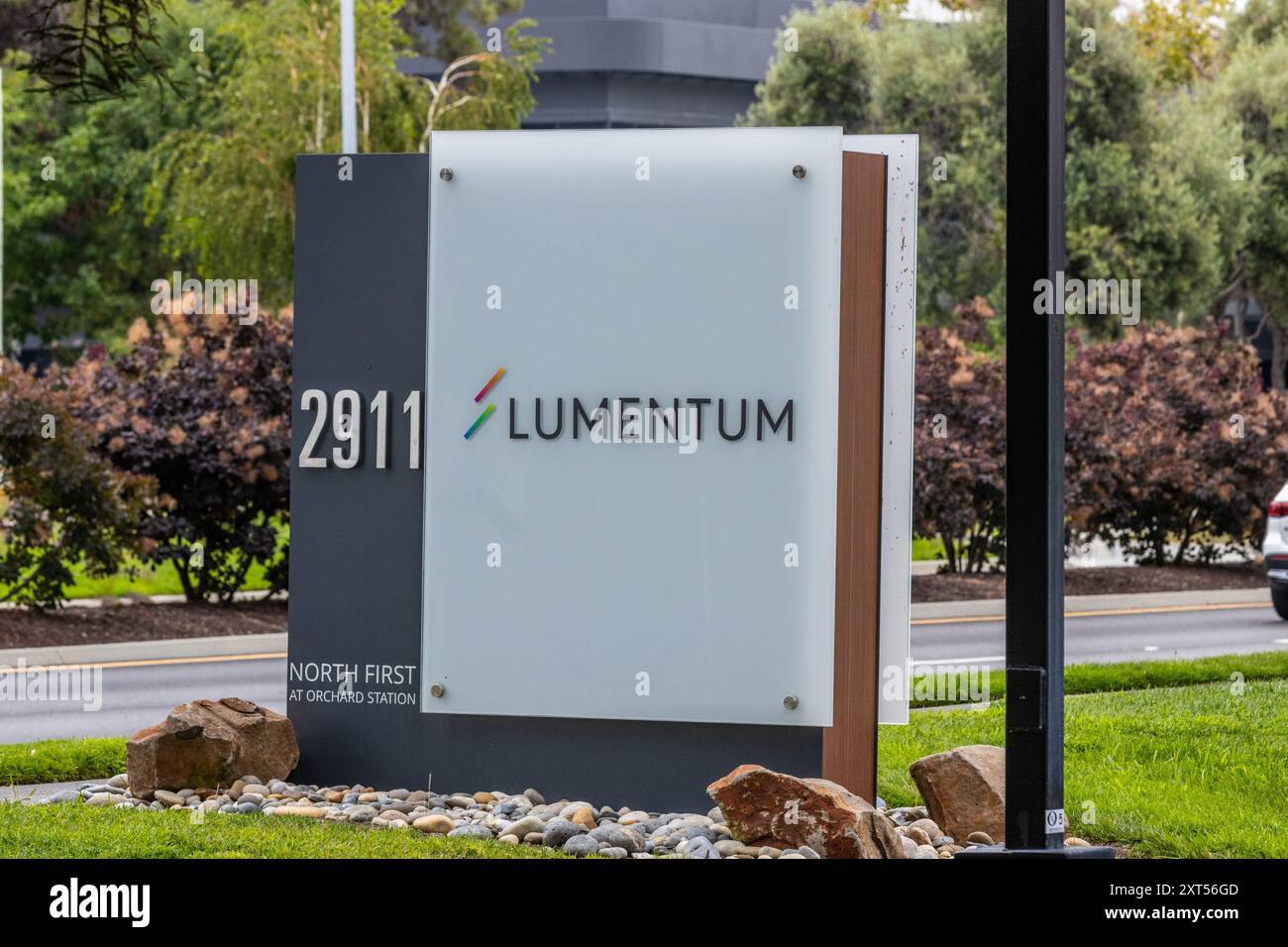 Lumentum Operations LLC a San Jose, California, USA, su Zanker Road Foto Stock