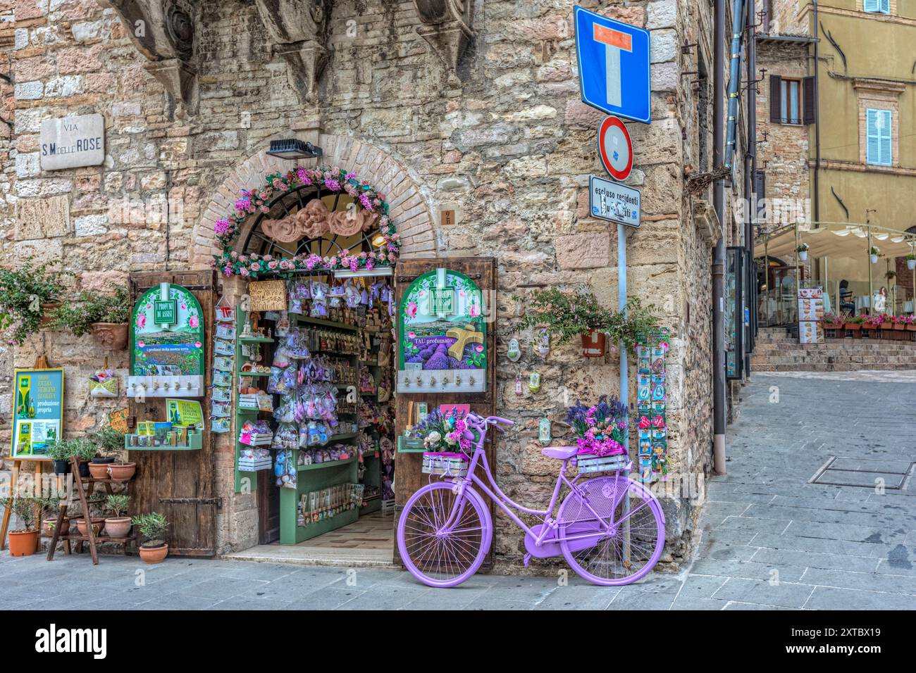 Ad Assisi, Umbria, Italia, Europa Foto Stock