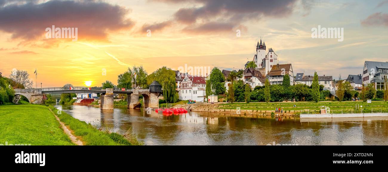 Città vecchia di Diez, Germania Foto Stock