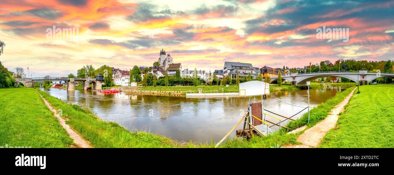 Città vecchia di Diez, Germania Foto Stock