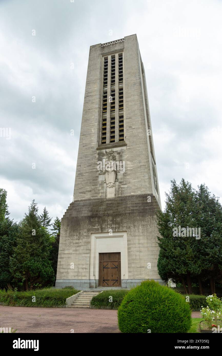 Campanile della Basilique Sainte-Thérèse de Lisieux Foto Stock