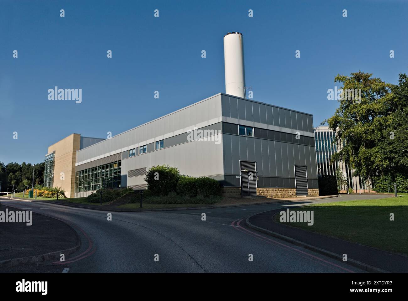 Edificio industriale ad Alderley Park, Cheshire Foto Stock