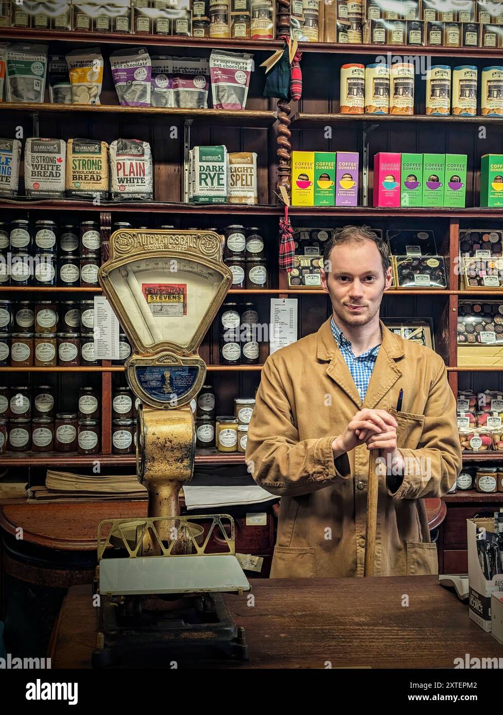 W Martyn - Specialista di tè e caffè, Muswell Hill Broadway, Londra, Regno Unito Foto Stock