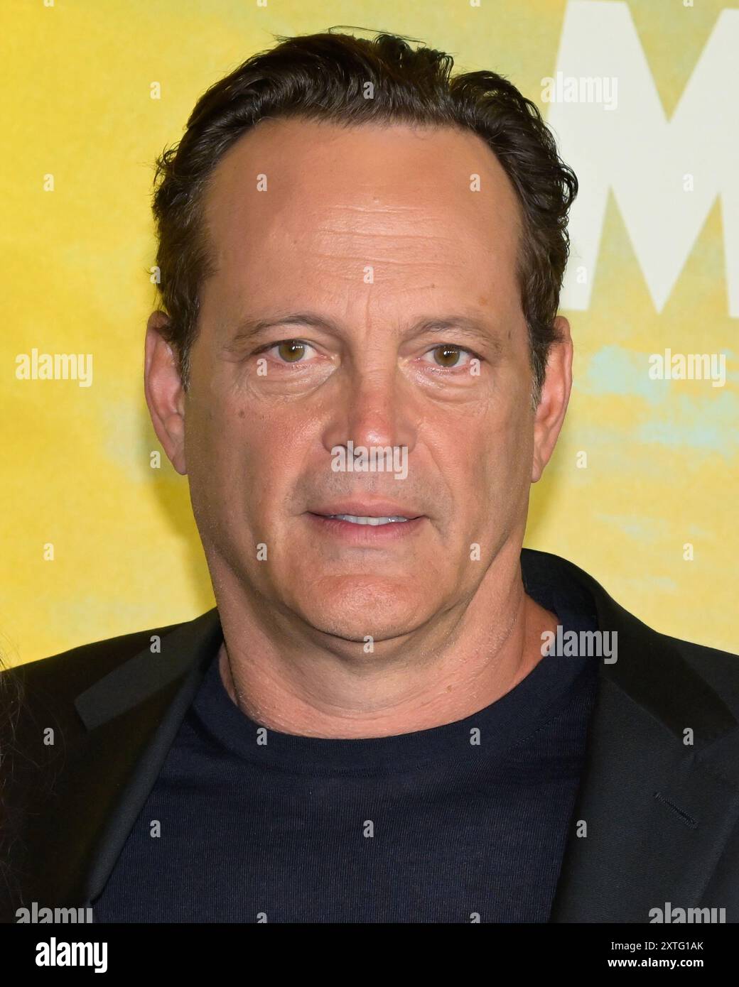 12 agosto 2024, Westwood, California, USA: Vince Vaughn partecipa alla premiere della serie di Apple TV+''Bad Monkey' (immagine di credito: © Billy Bennight/ZUMA Press Wire) SOLO PER USO EDITORIALE! Non per USO commerciale! Foto Stock