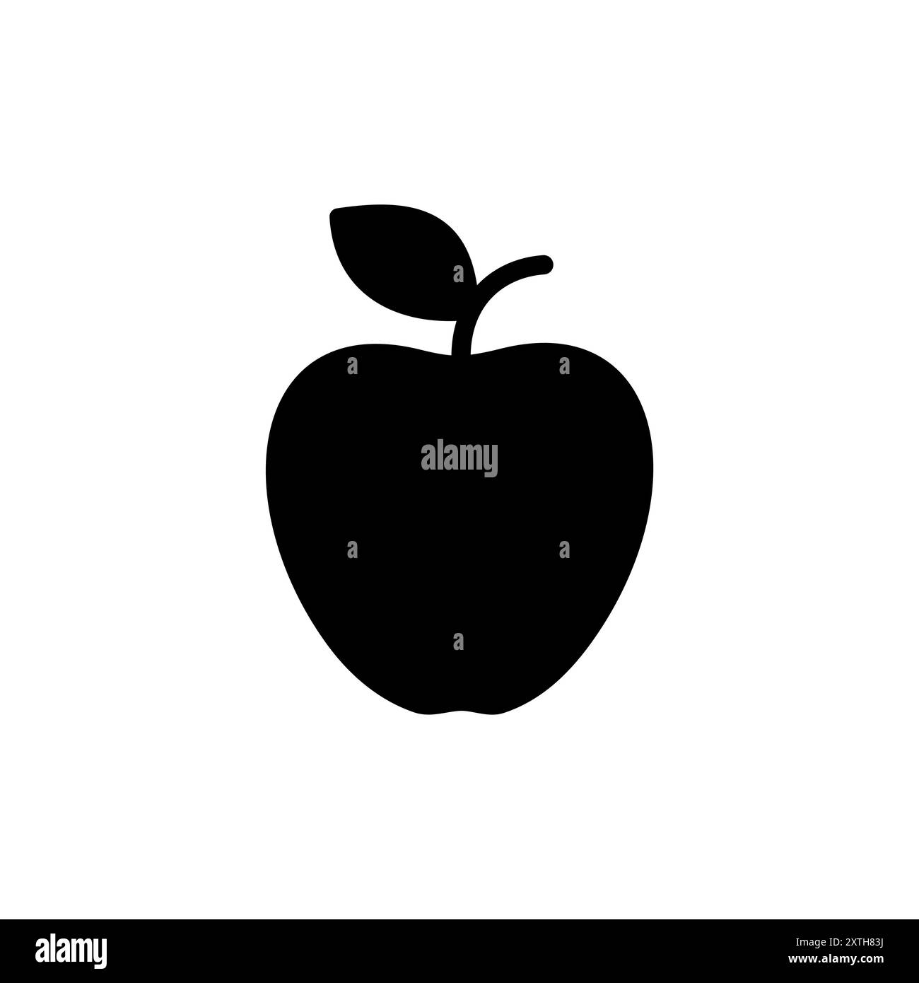 Logo Apple Icon. Segni e simboli Apple per il web design. Illustrazione Vettoriale