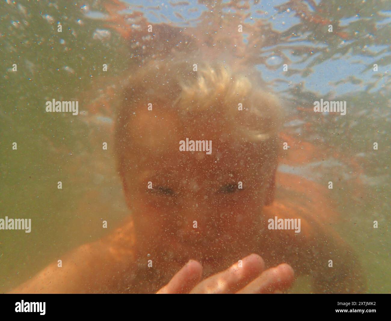 Diving,subacqueo, subacquea, attività, acqua, superficie, attrezzature,profondità, immersioni,lavoro, sul mare oceano, sport, umano, Foto Stock
